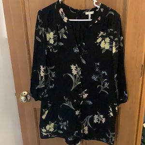 Joie size medium long sleeve shorts romper